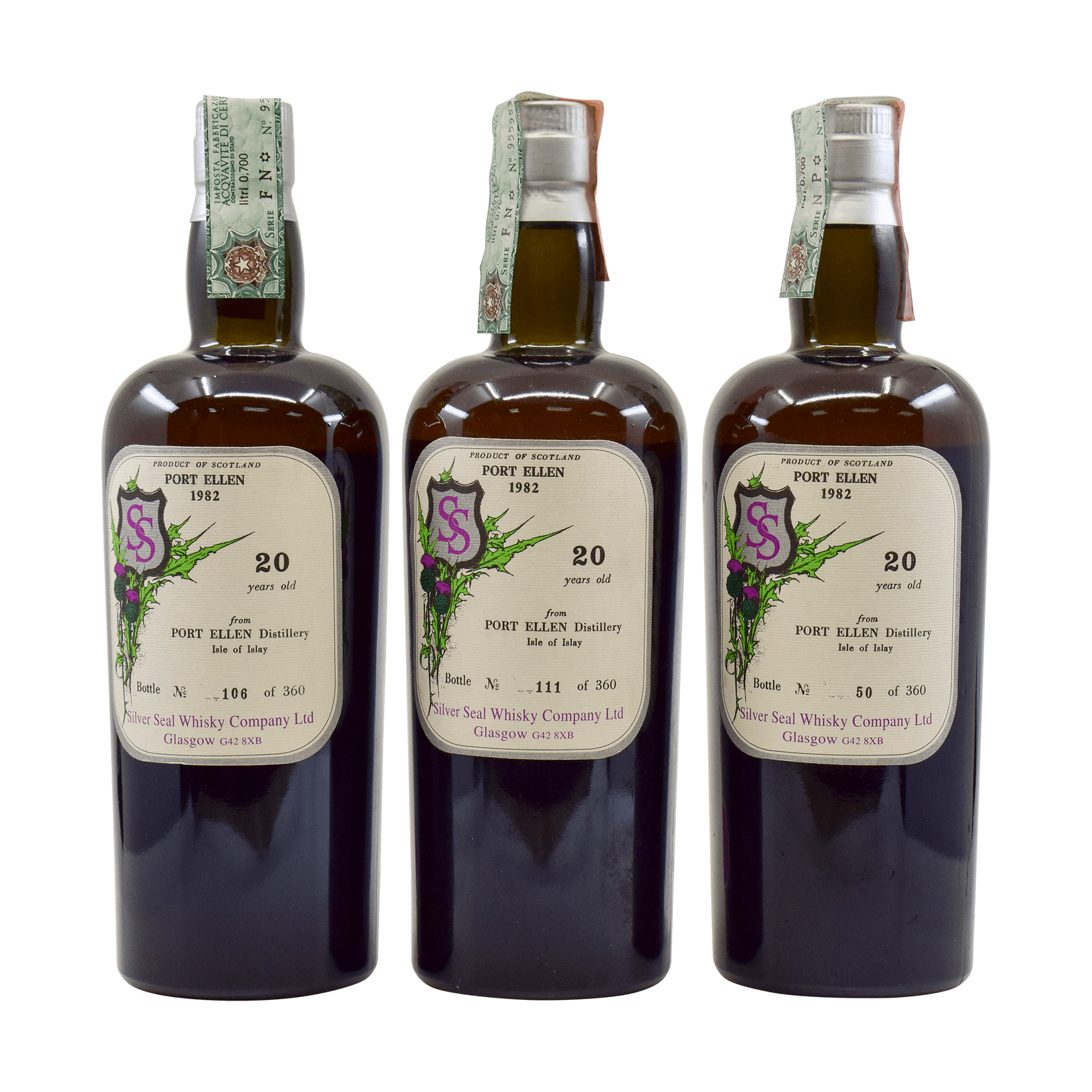 Port Ellen 20 Year Old 'Manager Reserve – Missing' Silver Seal 40.00% 70cl