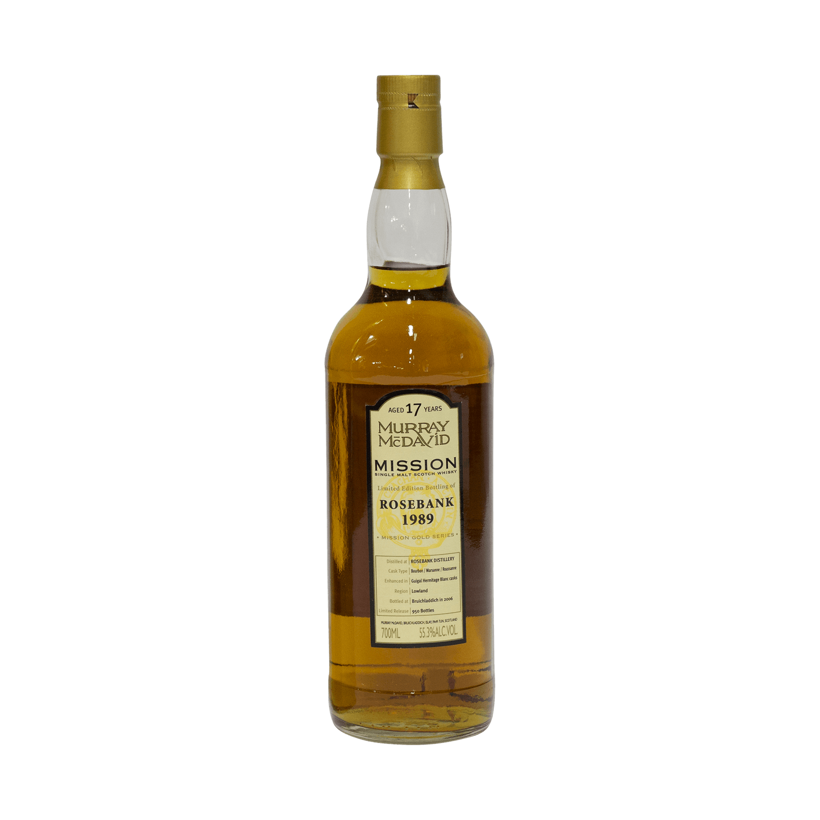 Rosebank 1989 17 Year Murray McDavid 'Mission' 55.90%