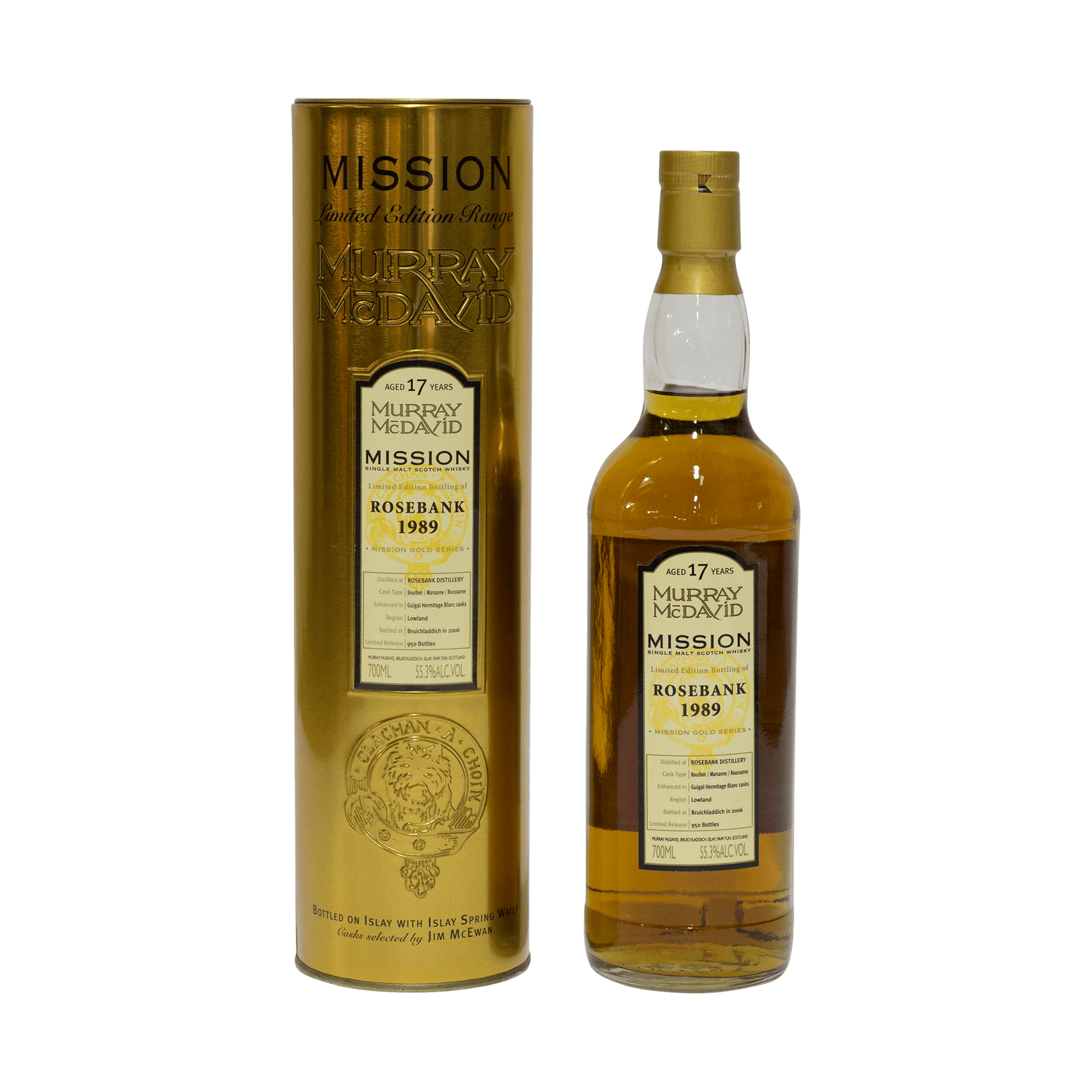 Rosebank 1989 17 Year Murray McDavid 'Mission' 55.90%