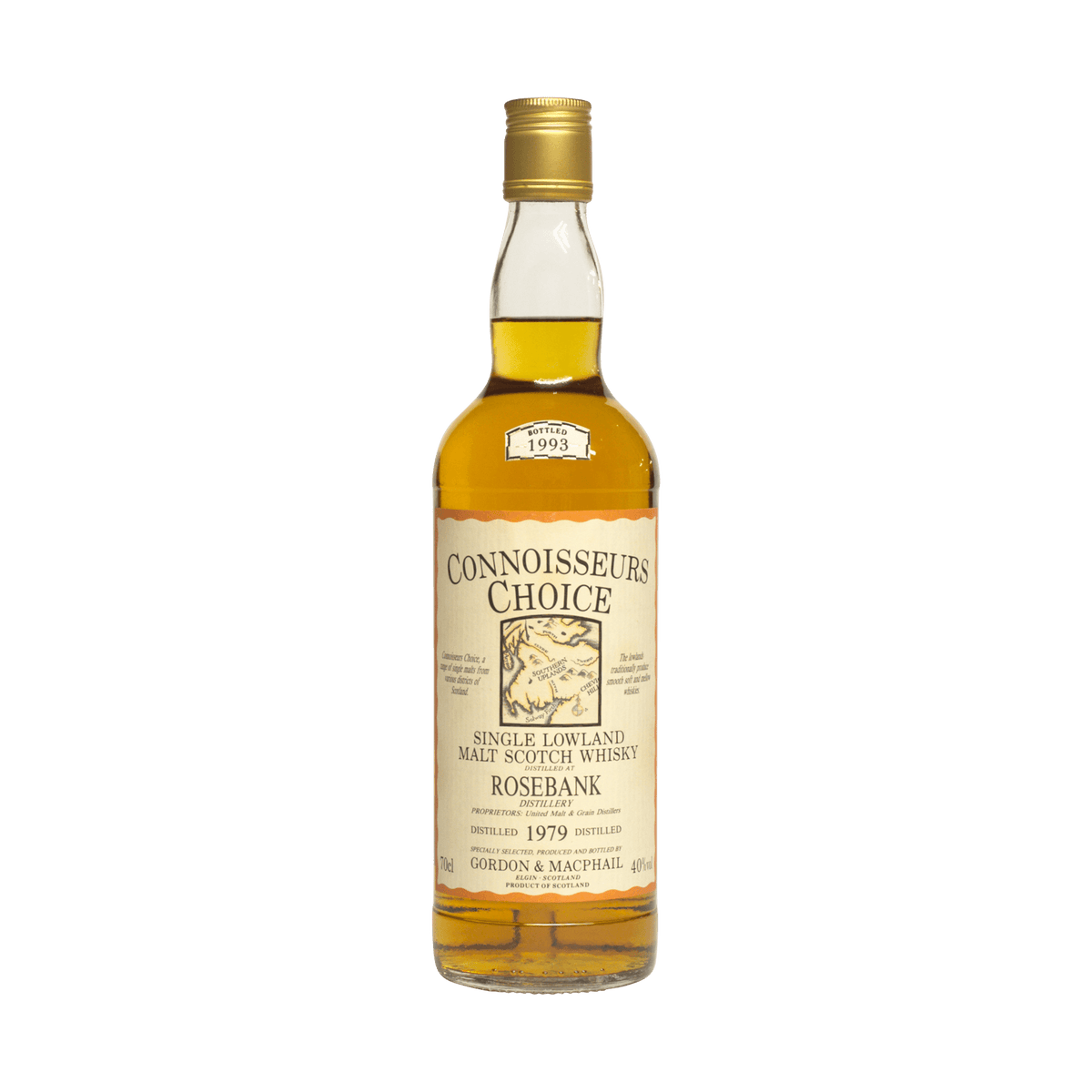 Rosebank 1979 &#39;Connoisseurs Choice&#39; Gordon &amp; MacPhail 40.00%