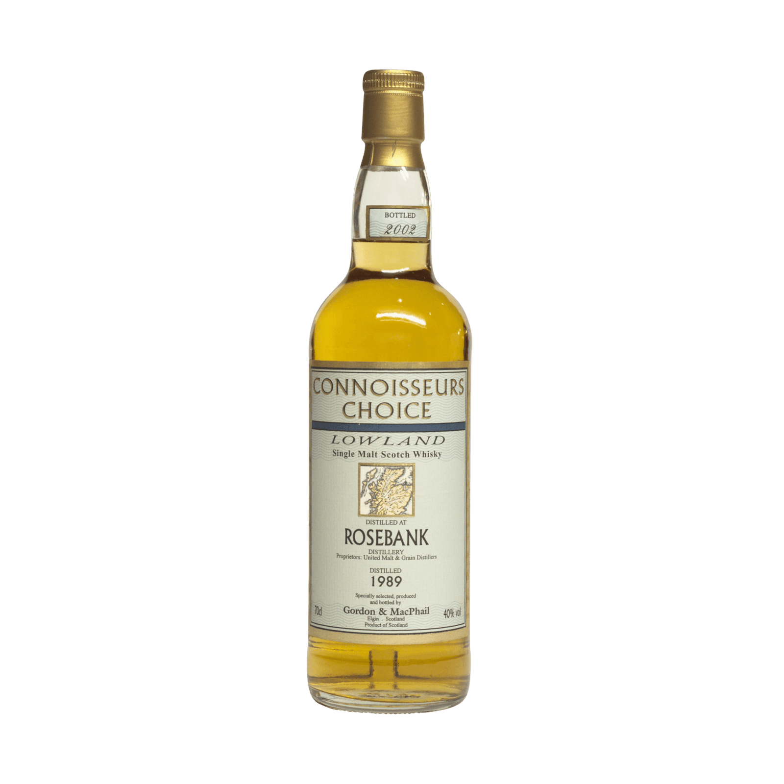 Rosebank 1989 'Connoisseurs Choice' Gordon & MacPhail 40.00%