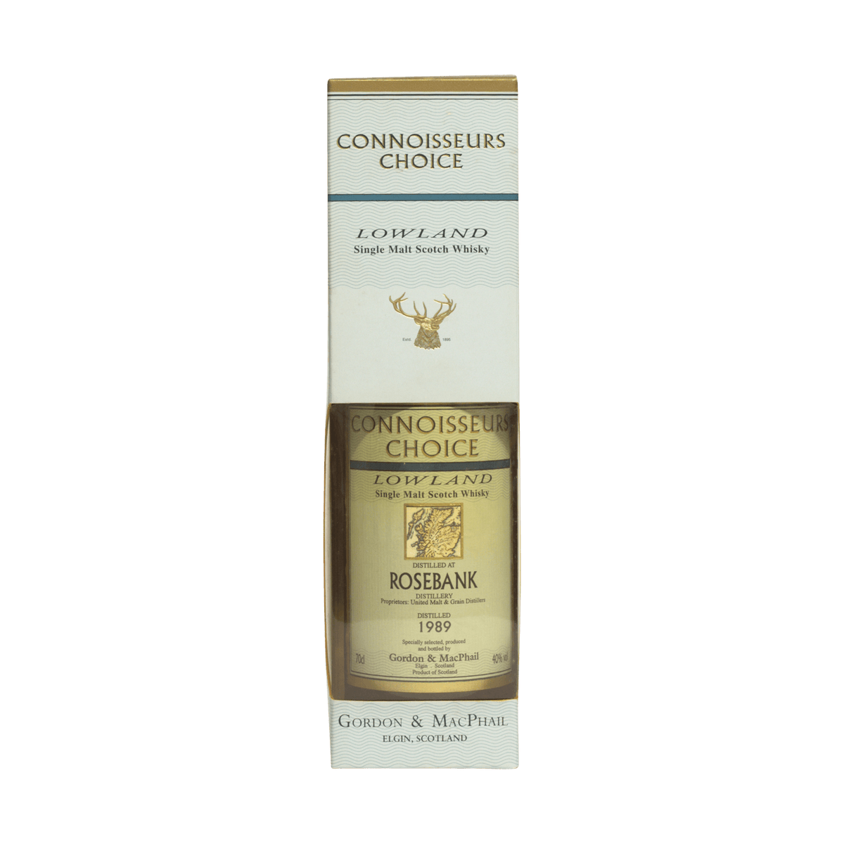 Rosebank 1989 'Connoisseurs Choice' Gordon & MacPhail 40.00%
