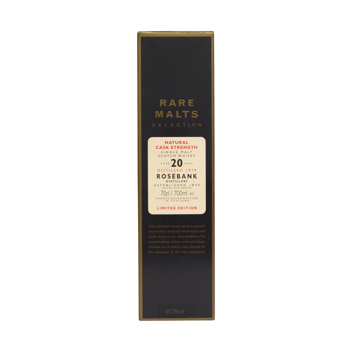 Rosebank 1979 20 Year Old Rare Malts Selection 60.30%