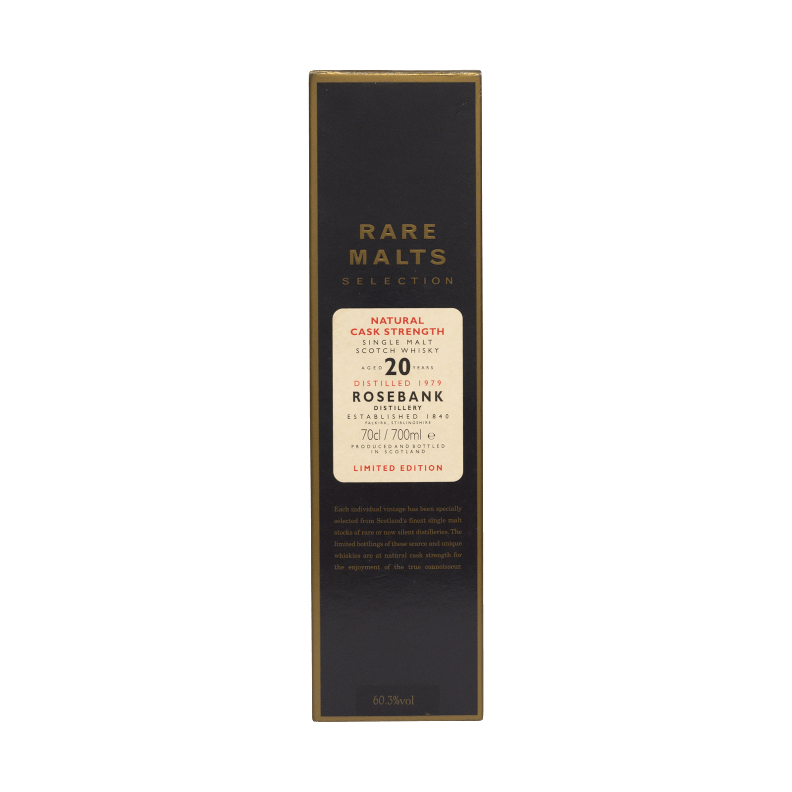 Rosebank 1979 20 Year Old Rare Malts Selection 60.30%