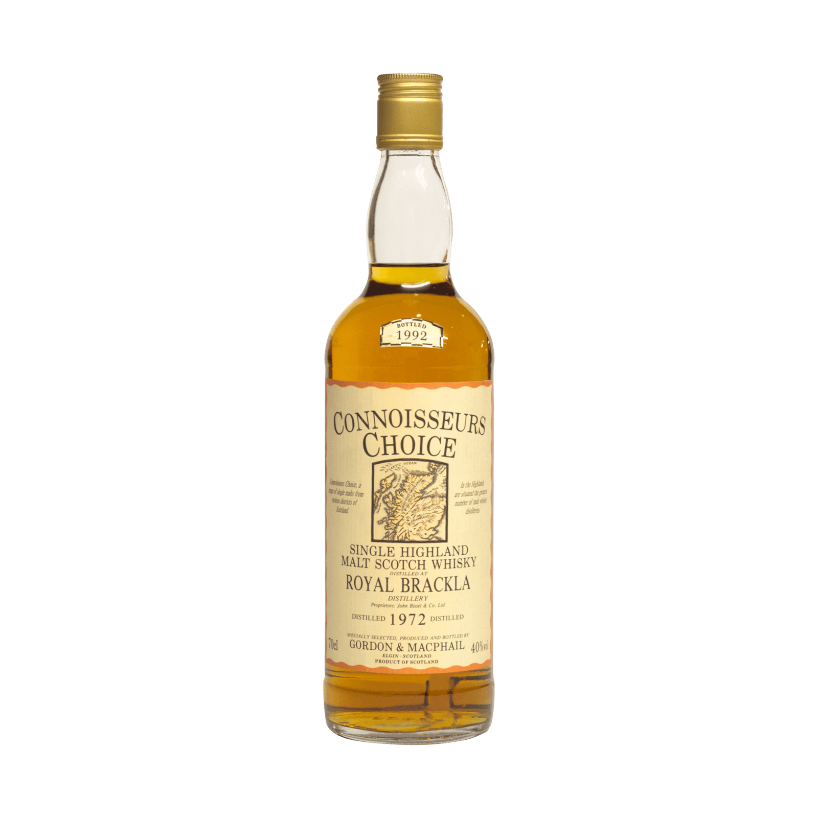 Royal Brackla 1972 20 Year Old 'Connoisseurs Choice' Gordon & MacPhail 40.00%