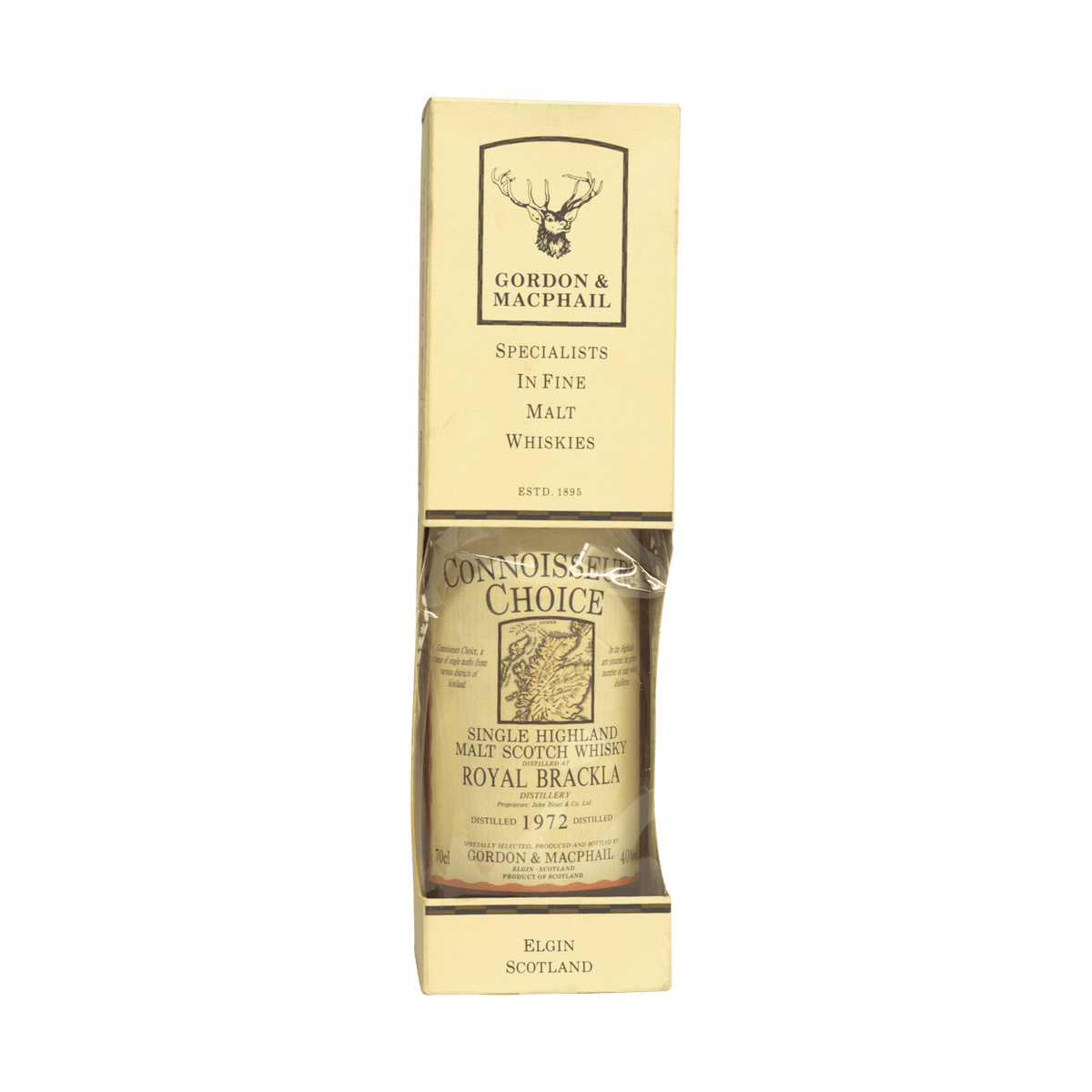 Royal Brackla 1972 20 Year Old 'Connoisseurs Choice' Gordon & MacPhail 40.00%