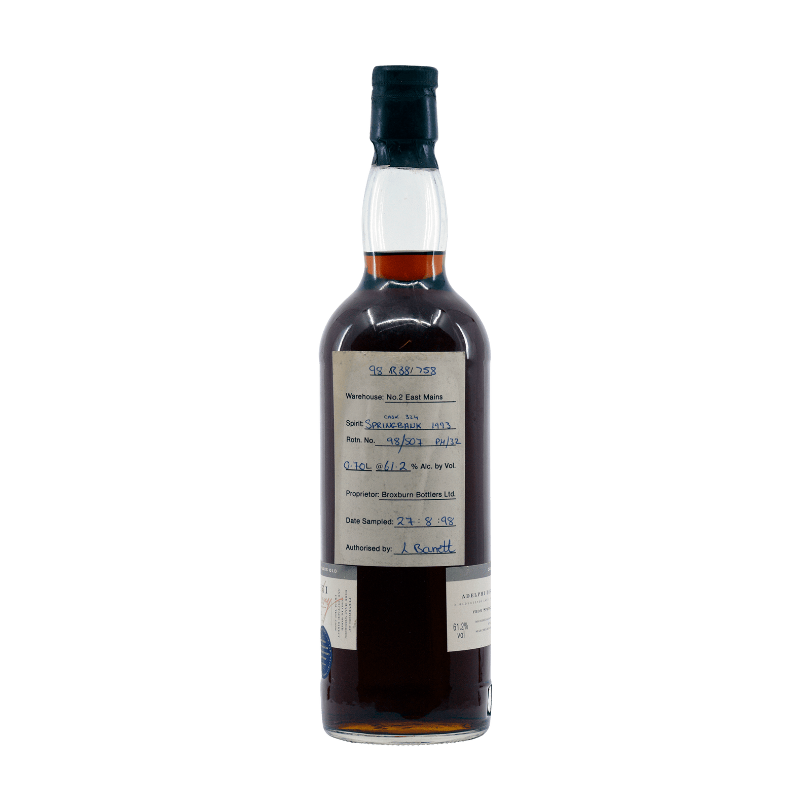 Springbank 1993 5 Year Old Adelphi 61.20%