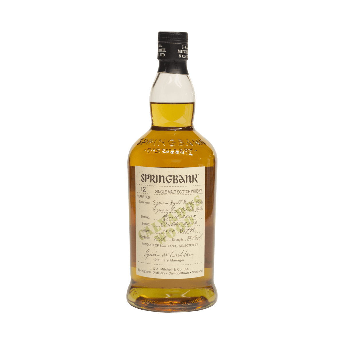 Springbank 2000 12 Year Old &#39;Wood Expressions&#39; 52.70%