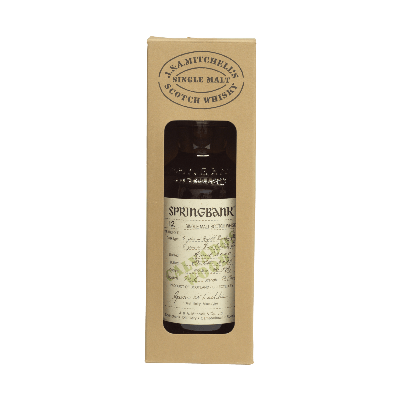 Springbank 2000 12 Year Old 'Wood Expressions' 52.70%