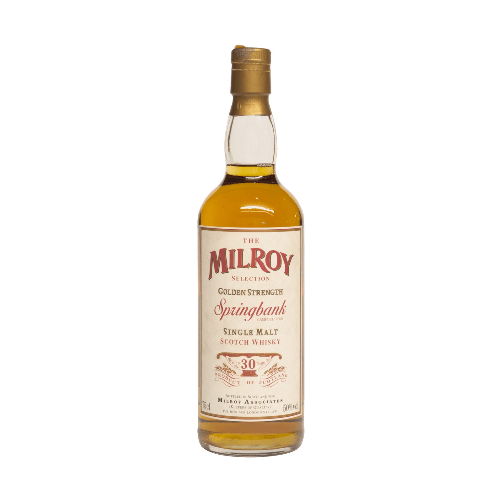 Springbank 30 Year Old 'Golden Strength' Milroy's of Soho 50.00%