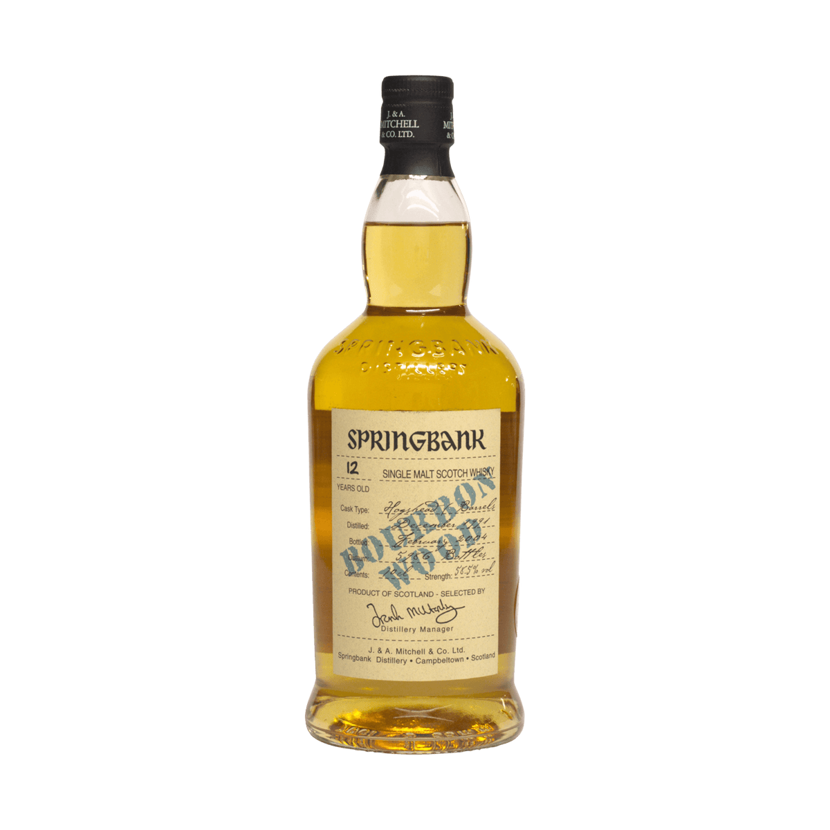 Springbank 1991 12 Year Old &#39;Bourbon Wood&#39; 58.50%