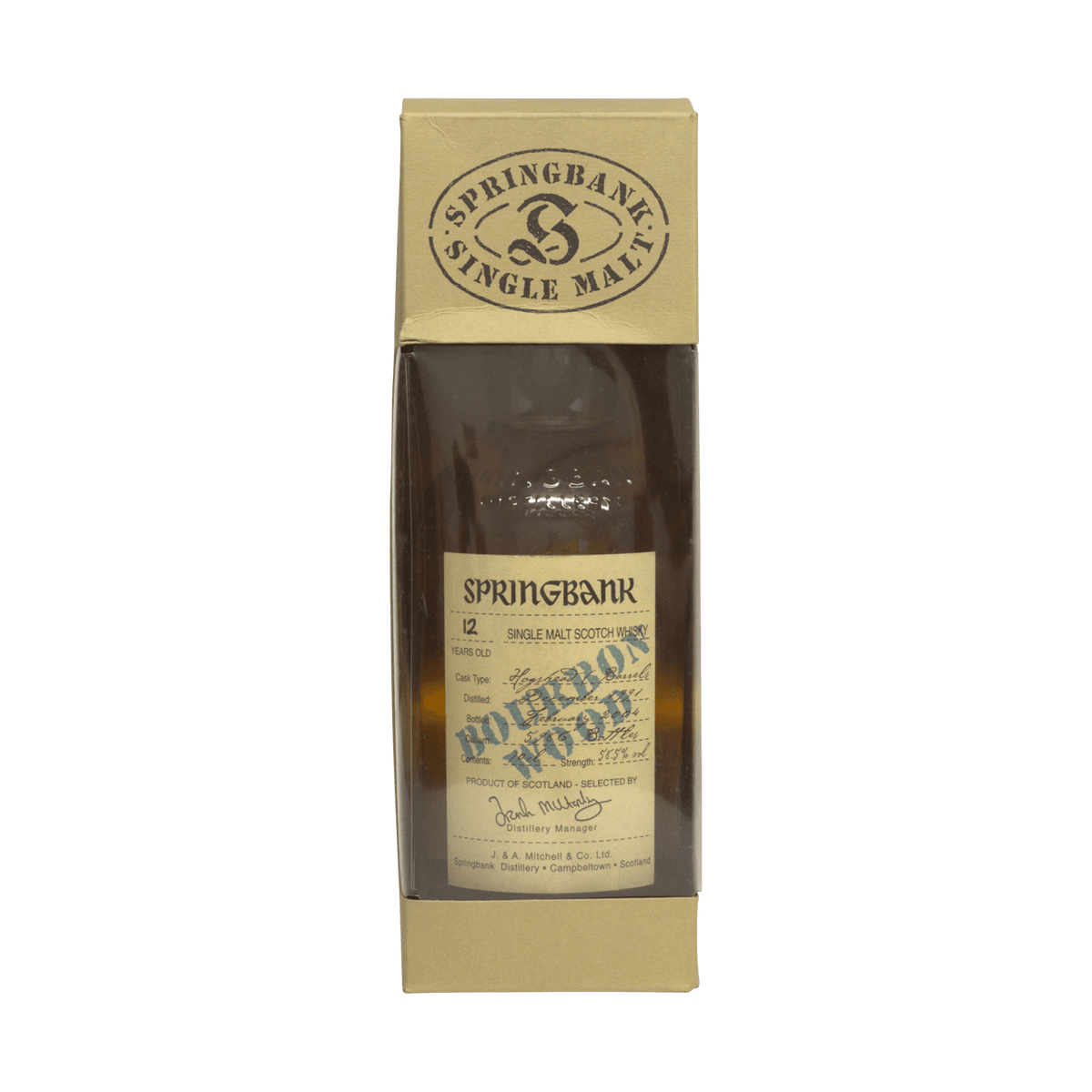 Springbank 1991 12 Year Old 'Bourbon Wood' 58.50%