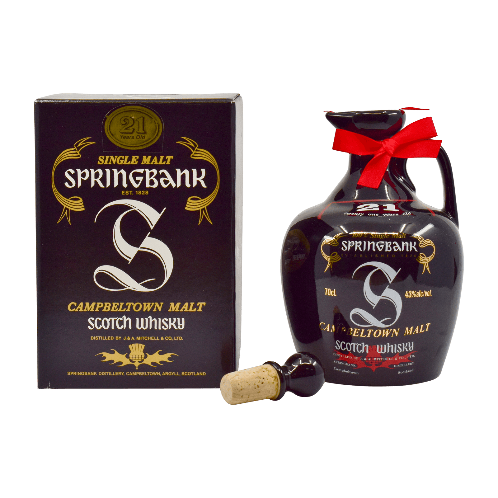 Springbank 21 Year Old Ceramic Decanter 43.00% 70cl