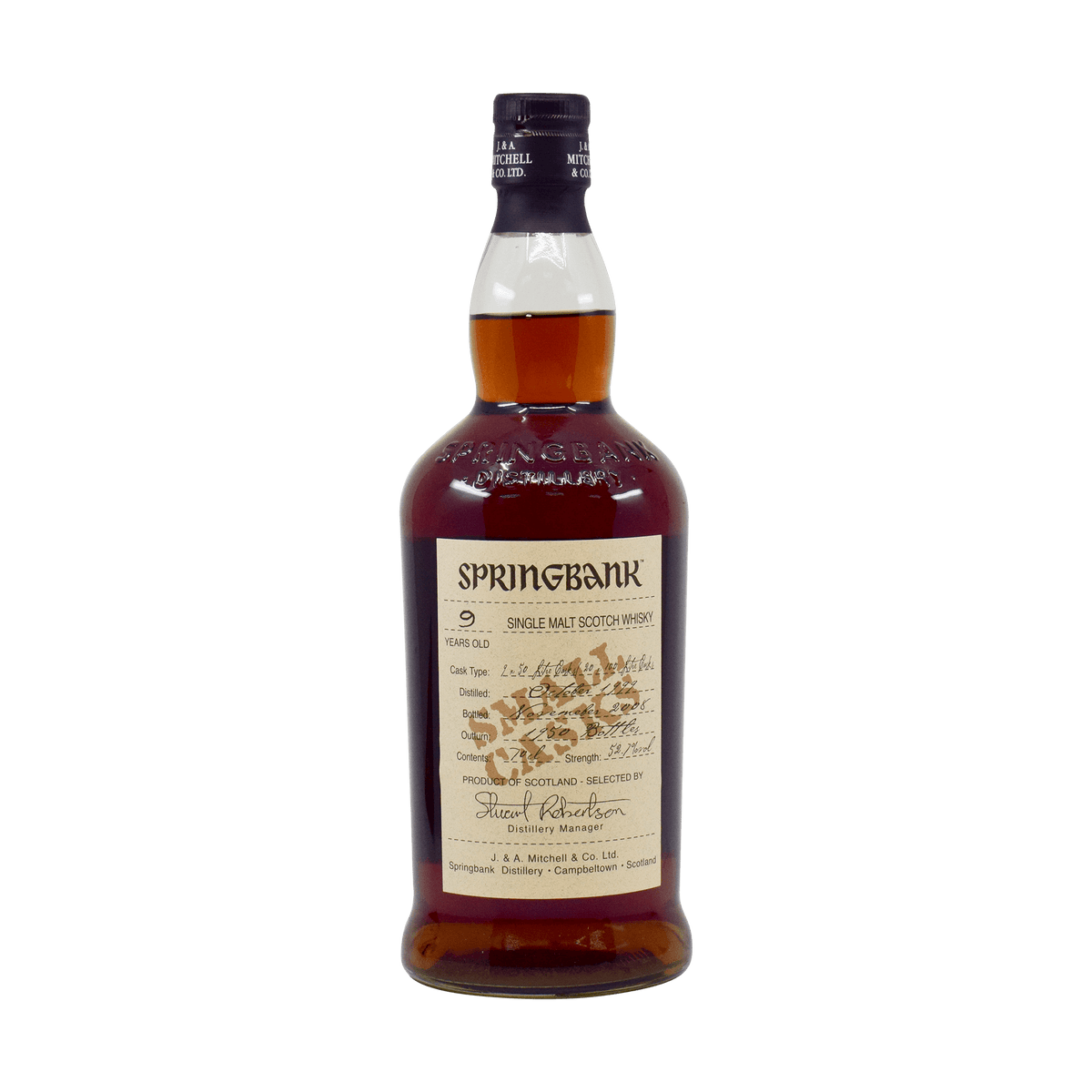 Springbank 1999 9 Year Old &#39;Small Casks&#39; 52.70% 70cl