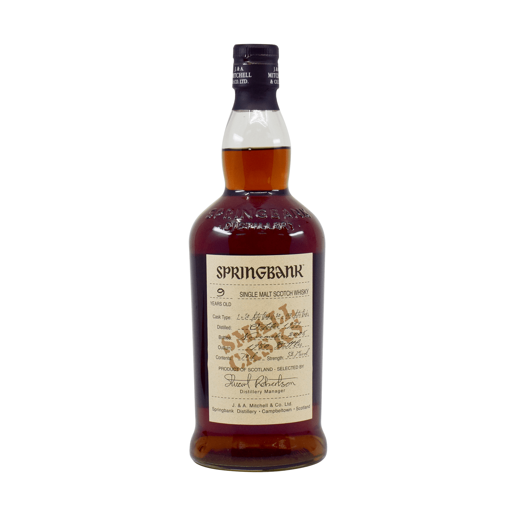 Springbank 1999 9 Year Old 'Small Casks' 52.70% 70cl