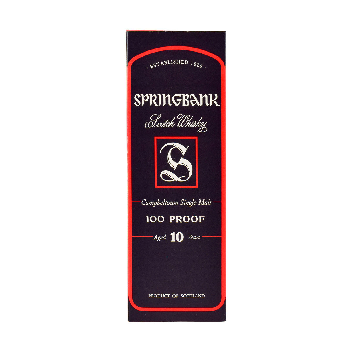 Springbank 10 Year Old '100 Proof' 57.00% 70cl