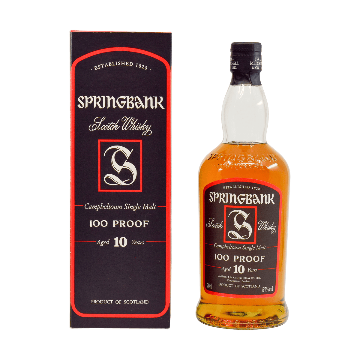 Springbank 10 Year Old '100 Proof' 57.00% 70cl