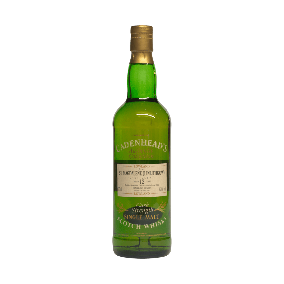St Magdelene 1982 12 Year Old &#39;Authentic Collection&#39; Cadenheads 63.00%