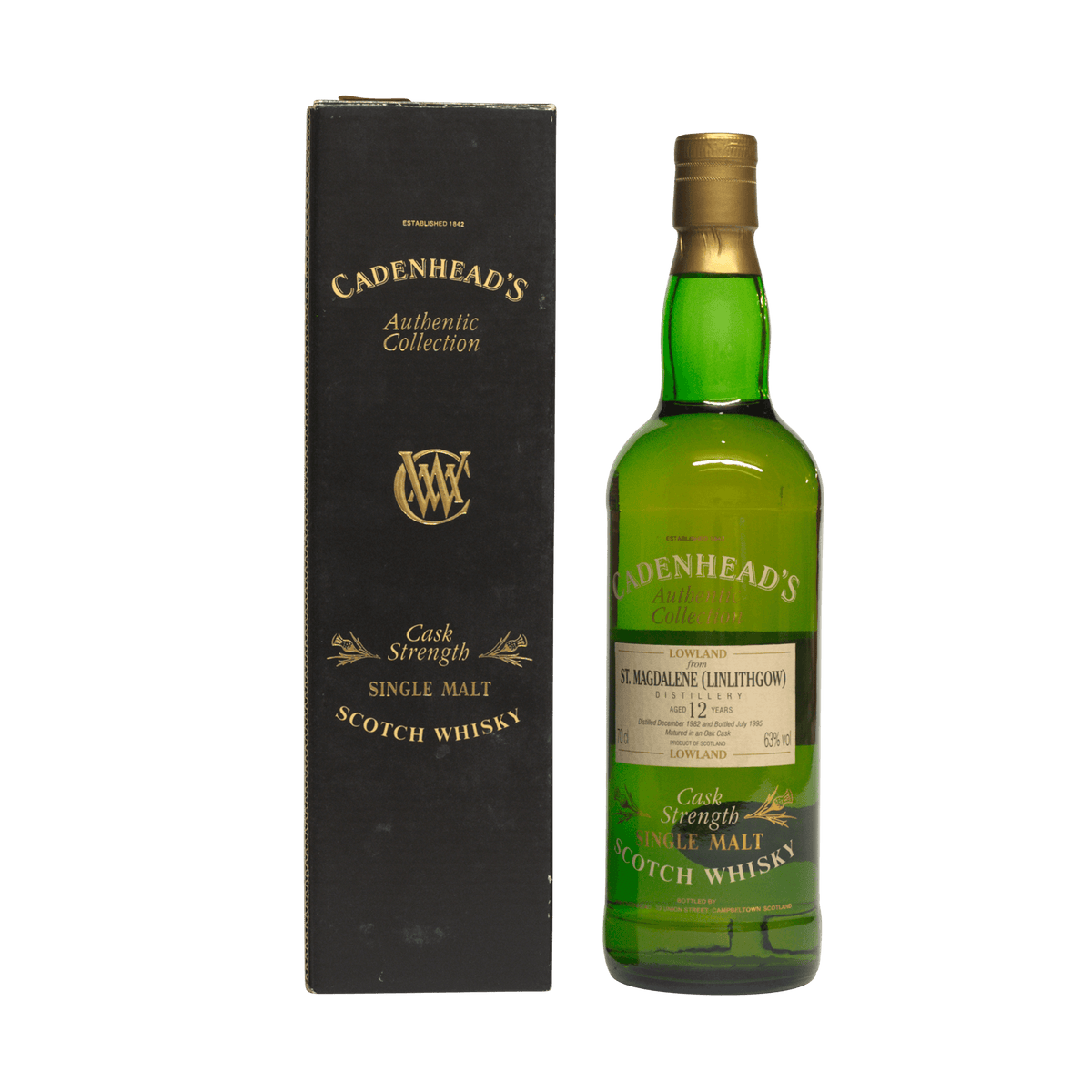 St Magdelene 1982 12 Year Old 'Authentic Collection' Cadenheads 63.00%