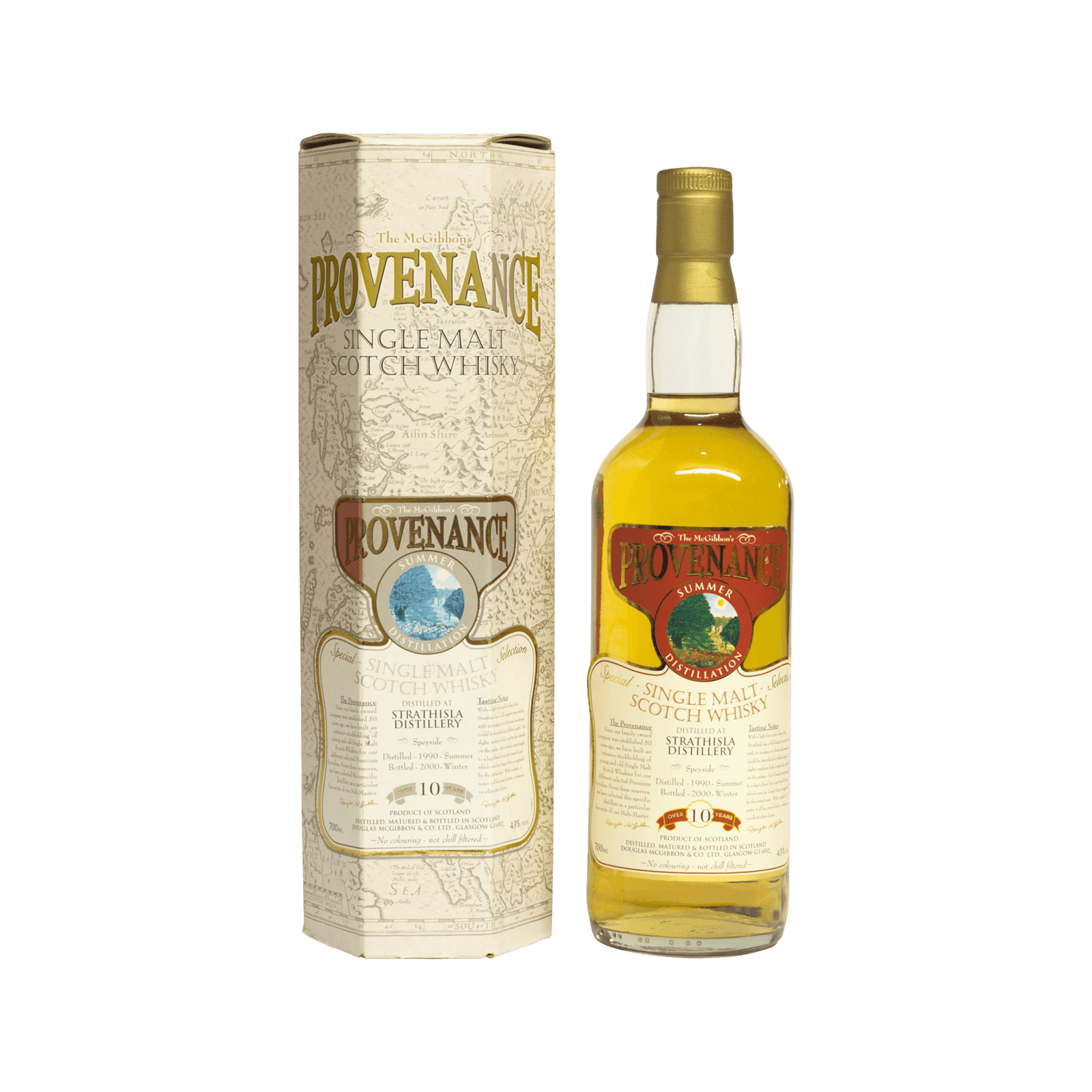 Strathisla 1990 10 Year Old Provenance 'Summer Distillation' 43.00%