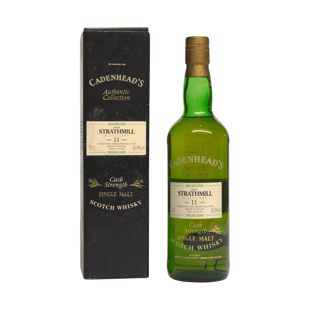 Strathmill 1980 11 Year Old Cadenheads 60.60%