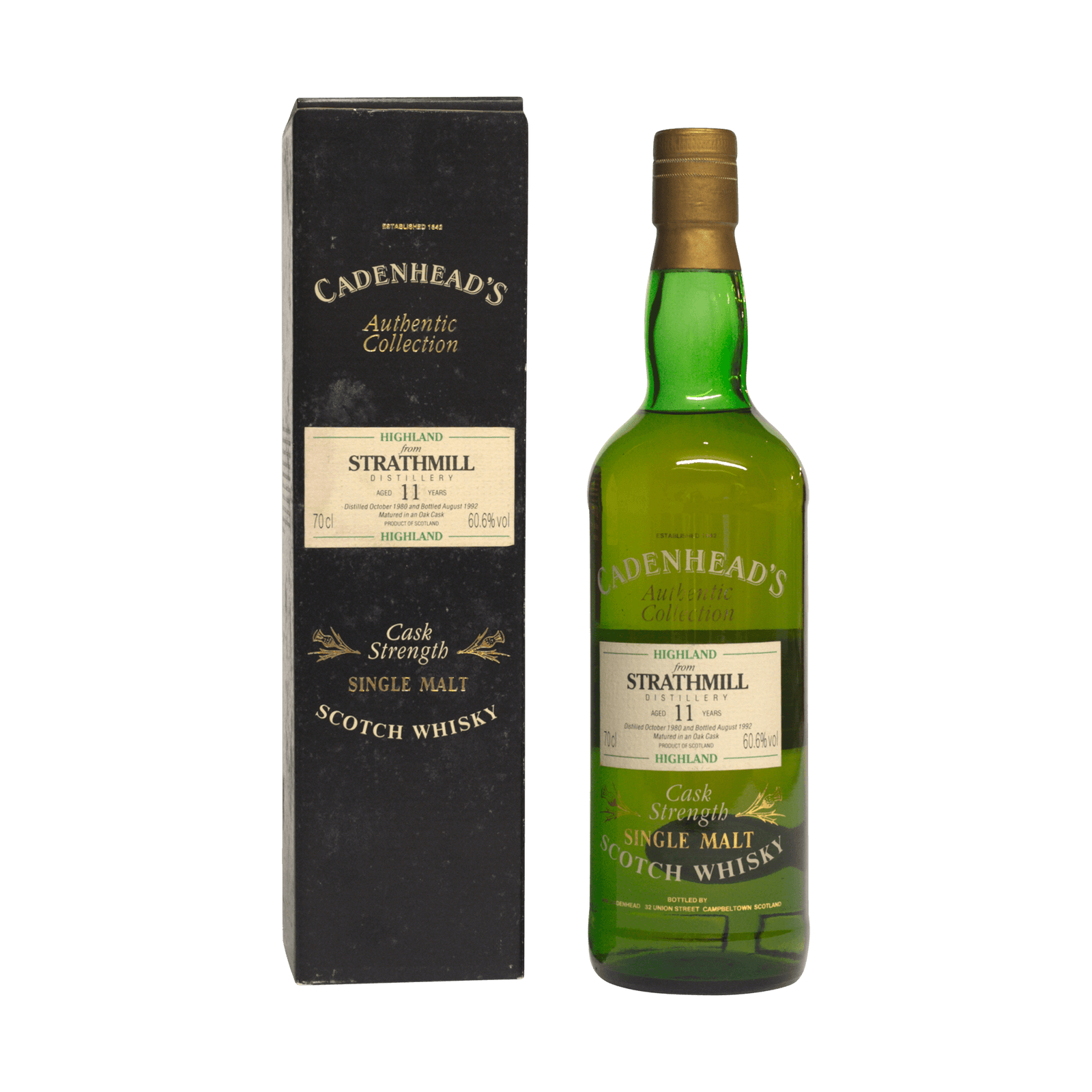 Strathmill 1980 11 Year Old Cadenheads 60.60%