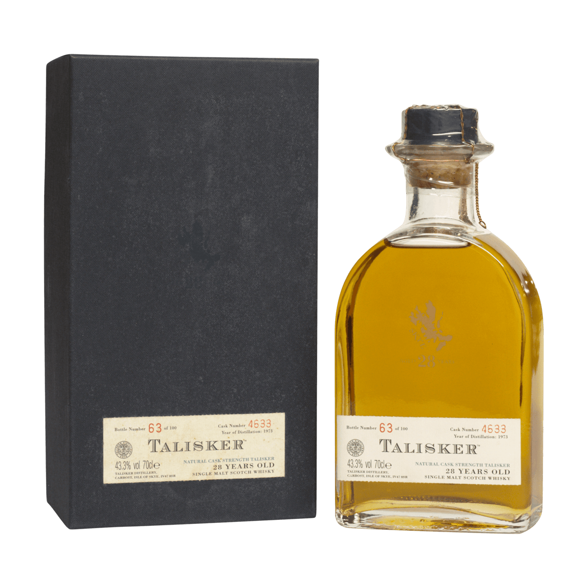 Talisker 1973 28 Year Old Single Cask Oddbins' Exclusive 43.30%