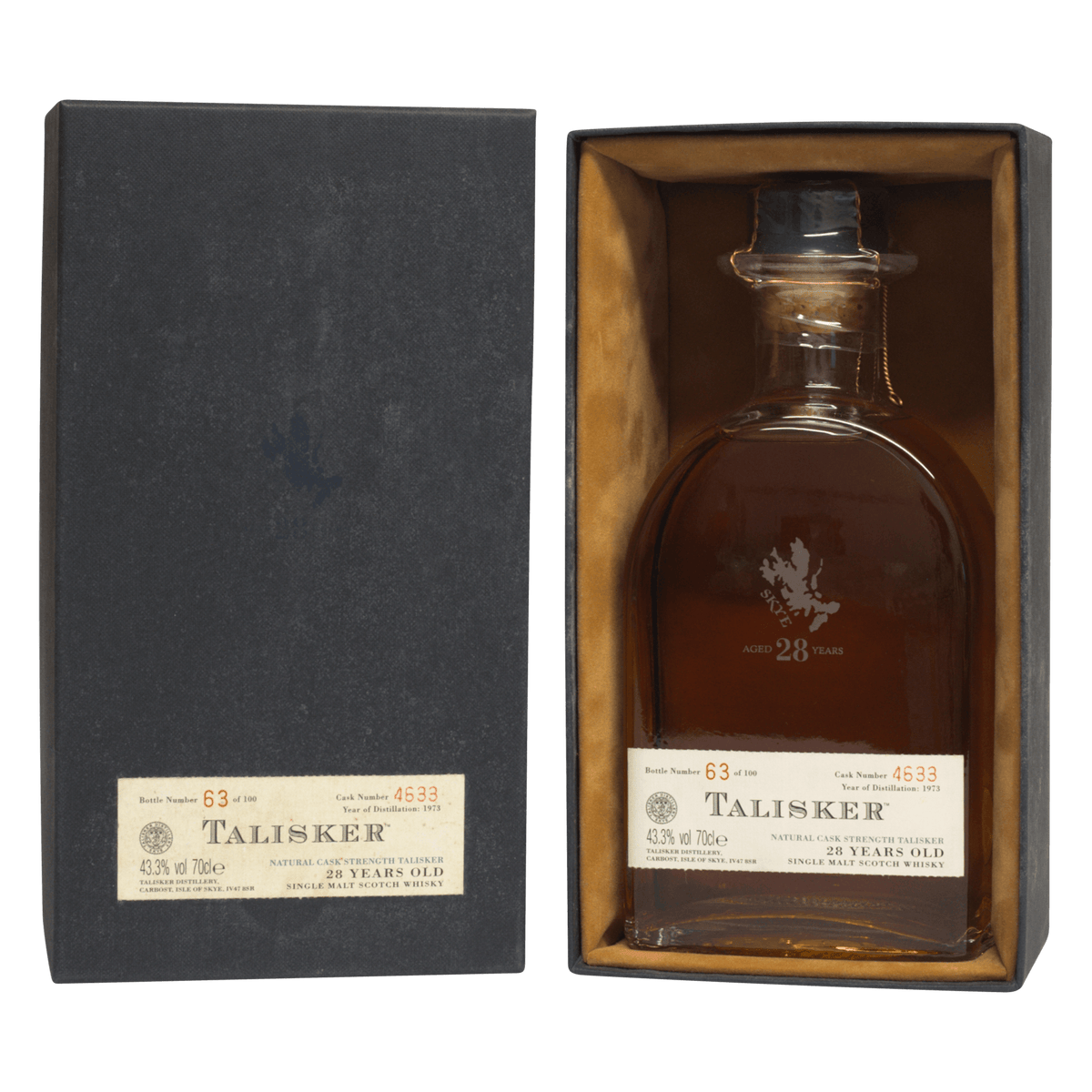 Talisker 1973 28 Year Old Single Cask Oddbins' Exclusive 43.30%