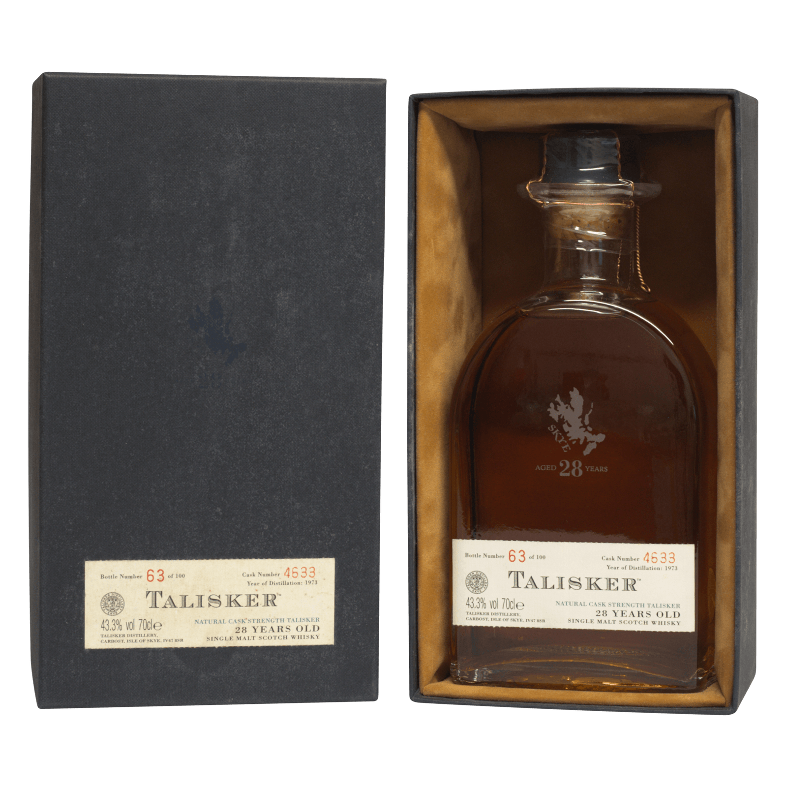 Talisker 1973 28 Year Old Single Cask Oddbins' Exclusive 43.30%
