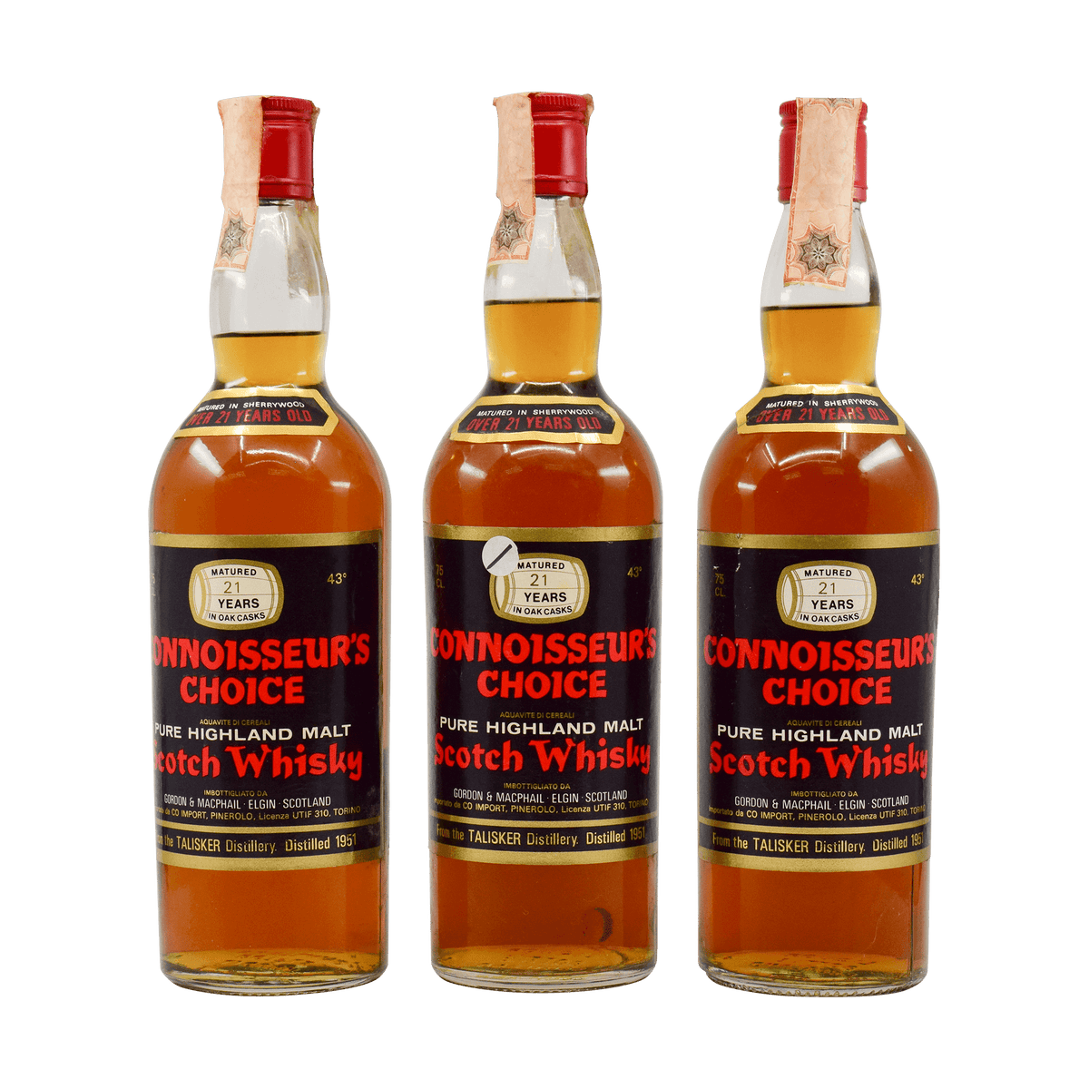 Talisker 1951 21 Year Old 'Connoisseurs Choice' Gordon & MacPhail 43.00% 75cl