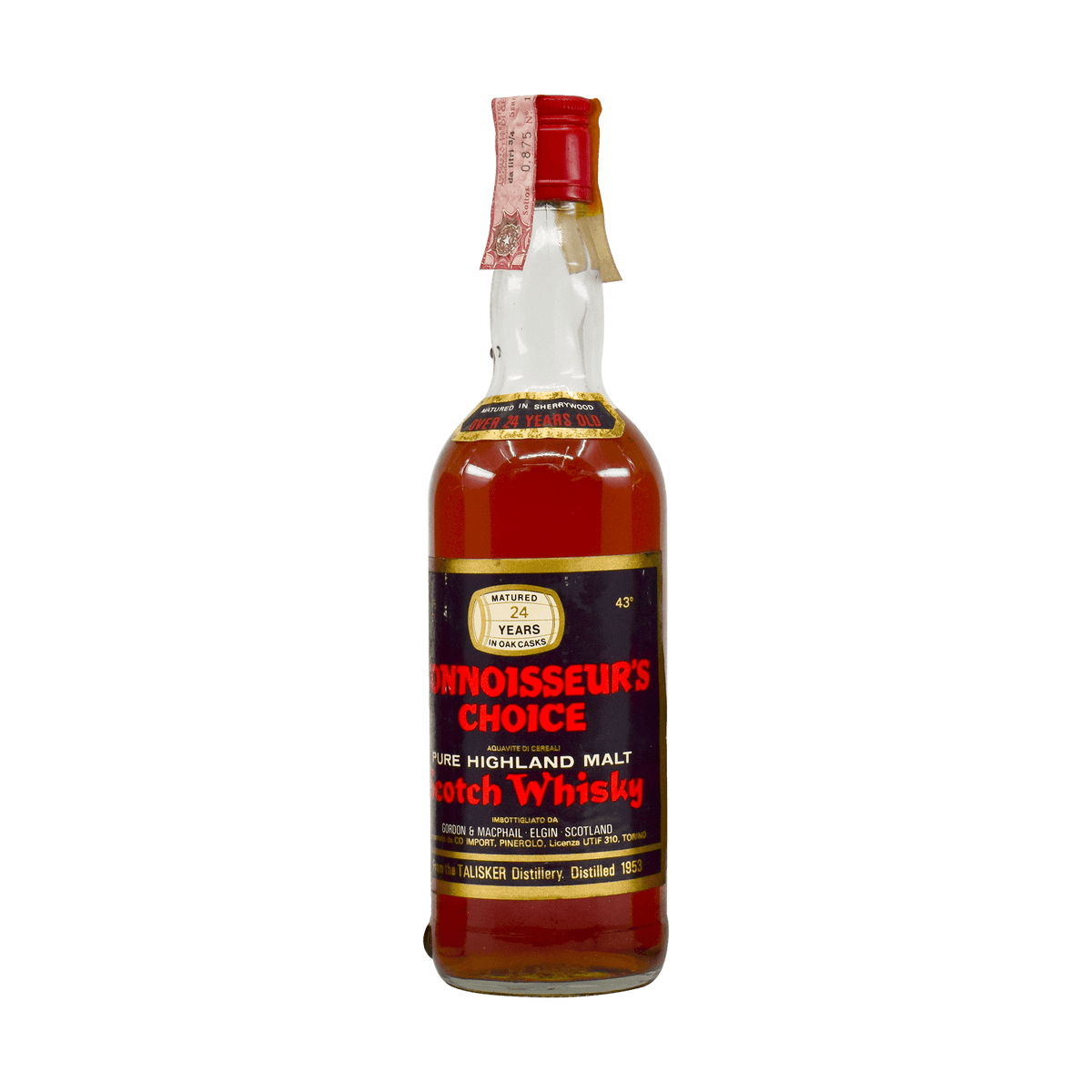 Talisker 1953 24 Year Old &#39;Connoisseurs Choice&#39; Gordon &amp; MacPhail 43.00% 75cl