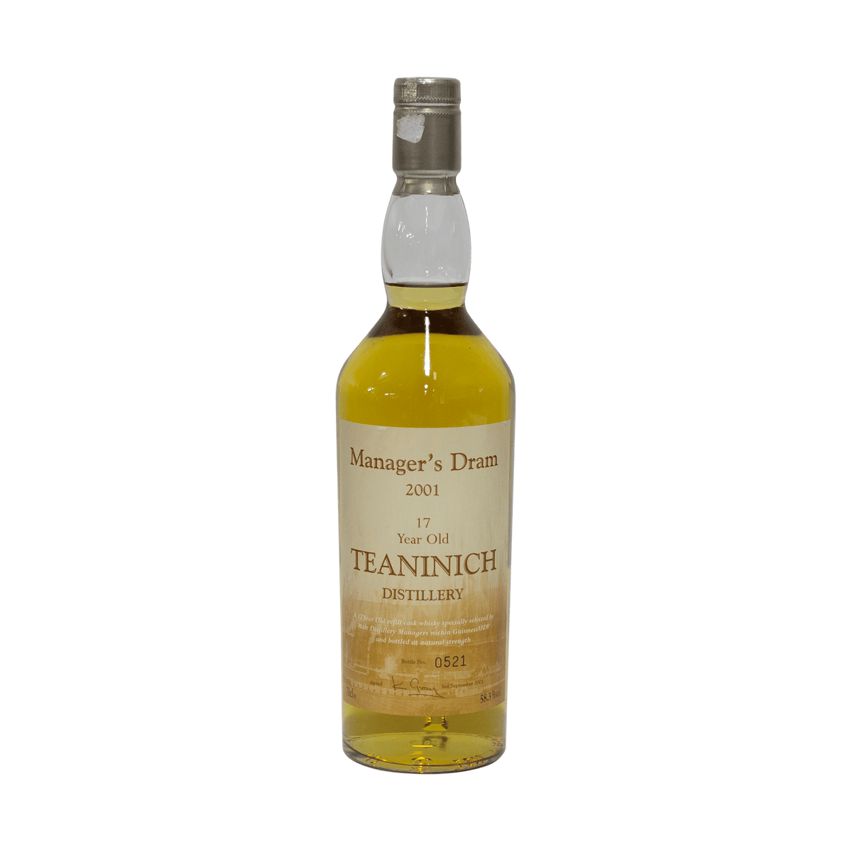 Teaninich 17 Year Old &#39;The Manager&#39;s&#39; Dram 58.30%