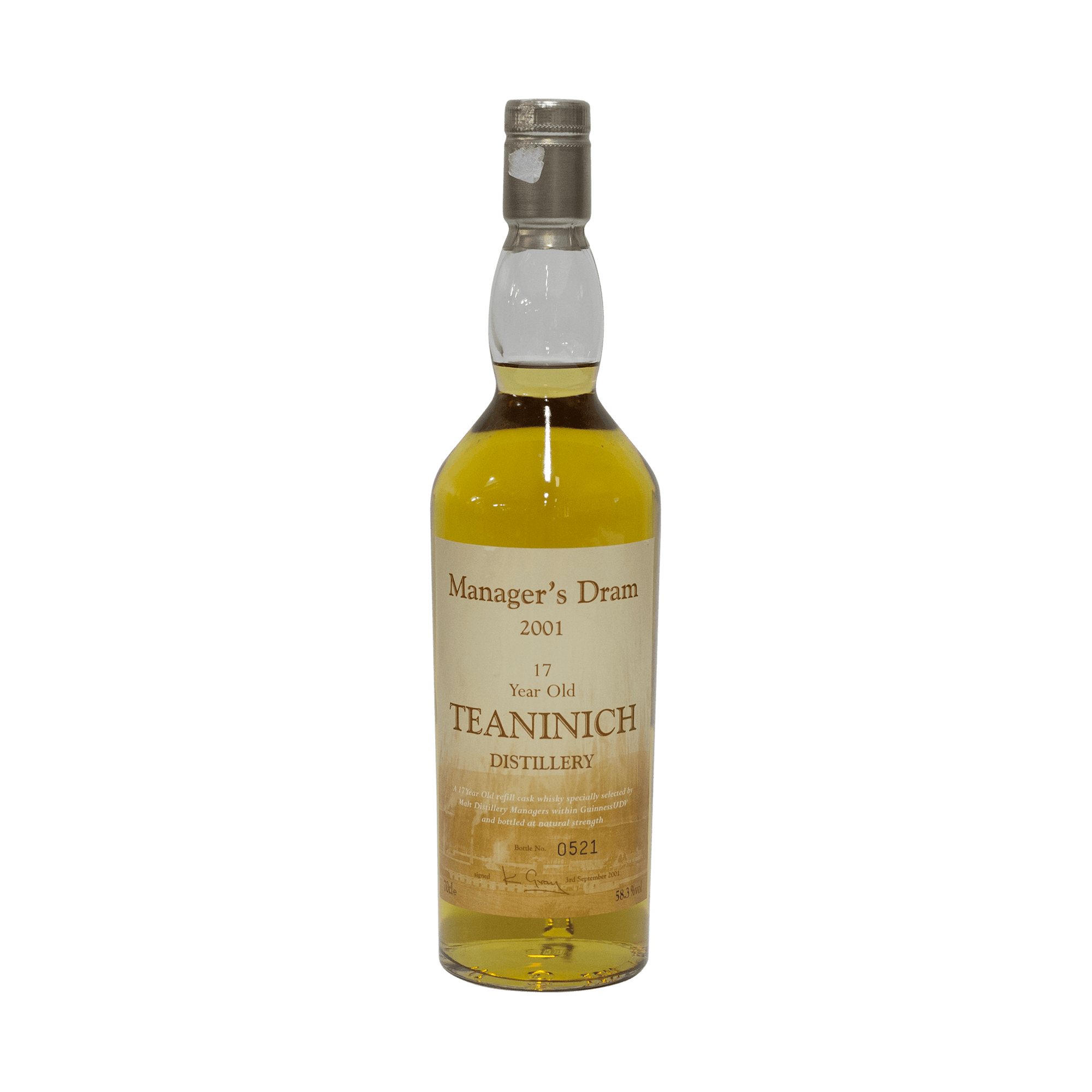 Teaninich 17 Year Old 'The Manager's' Dram 58.30%