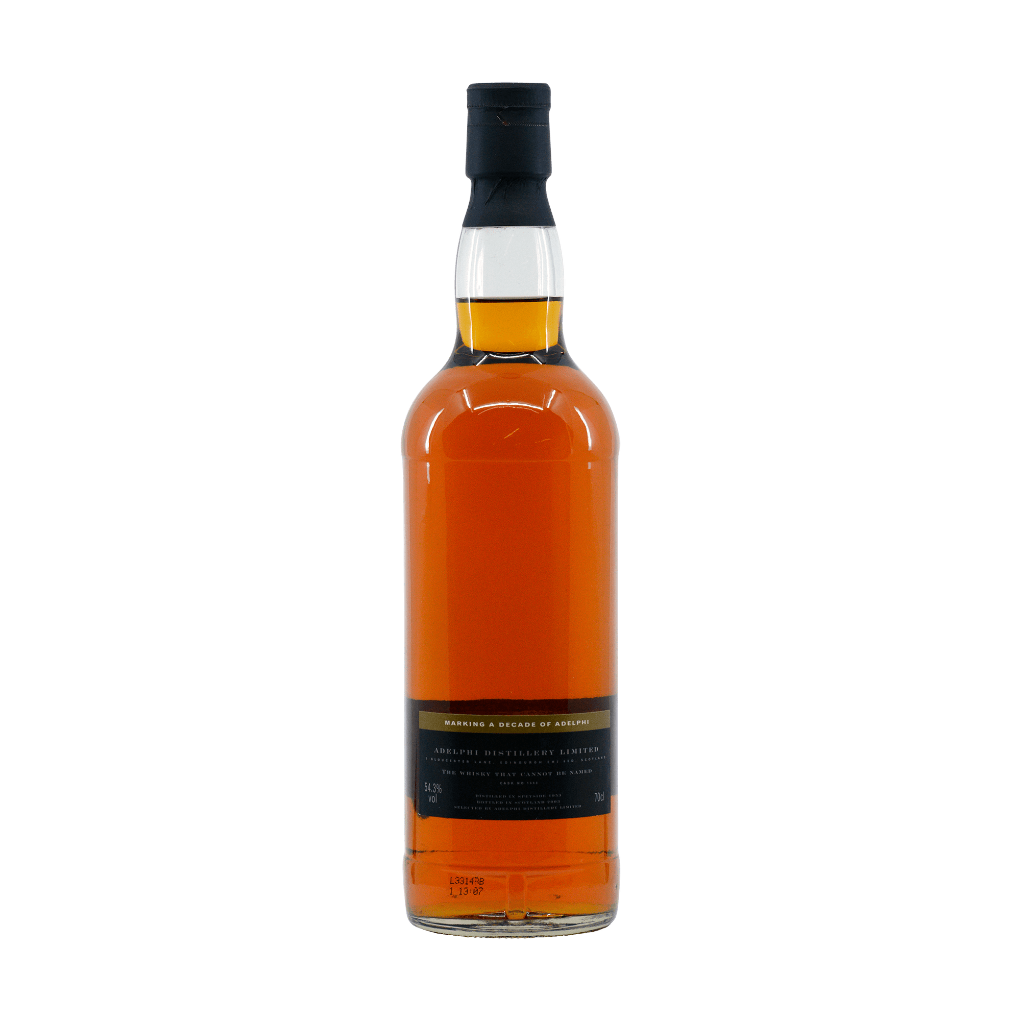 The Whisky That Cannot Be Named 1953 50 Year Old Adelphi 54.30%
