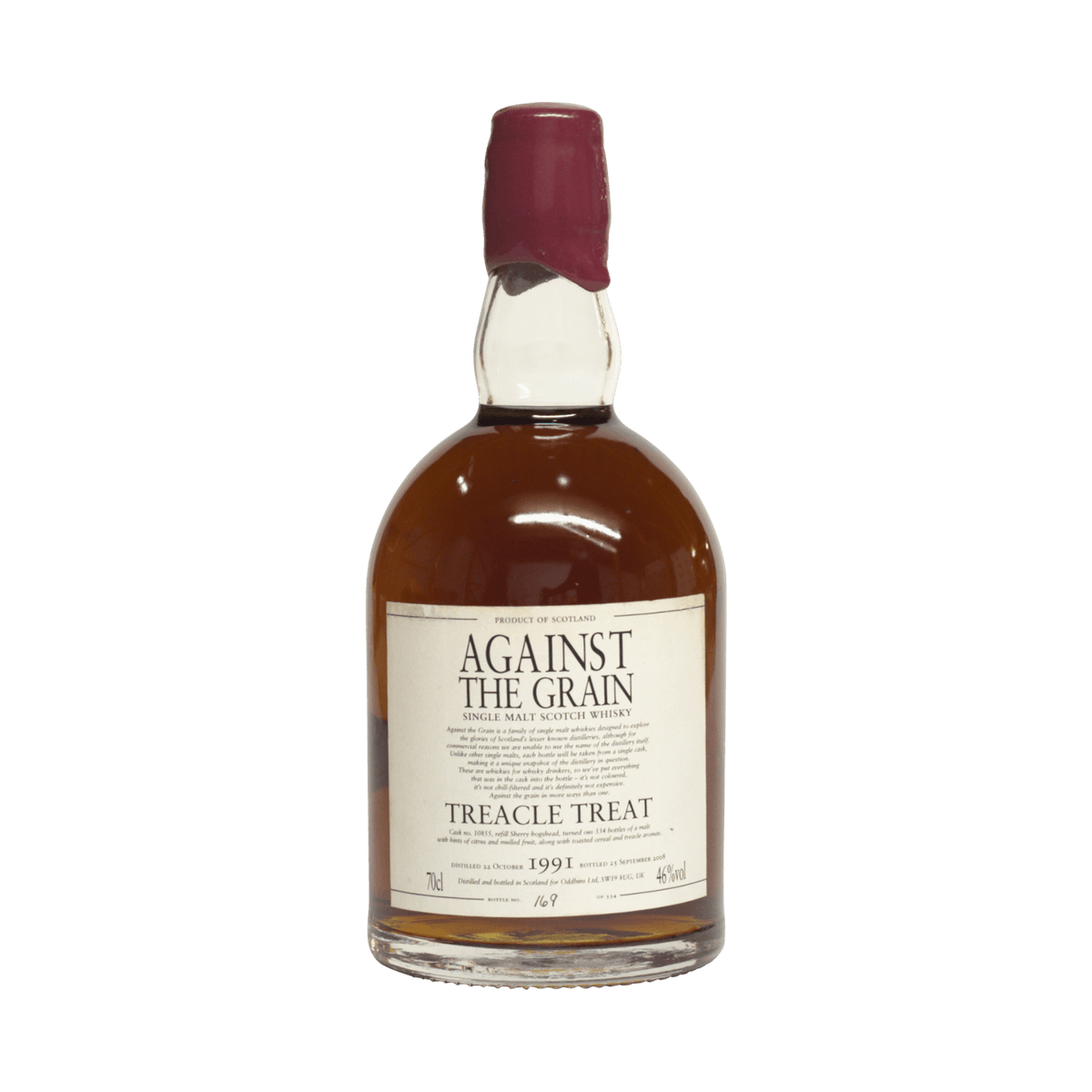 Against The Grain 1991 16 Year Old &#39;Treacle Treat&#39; 46.00%